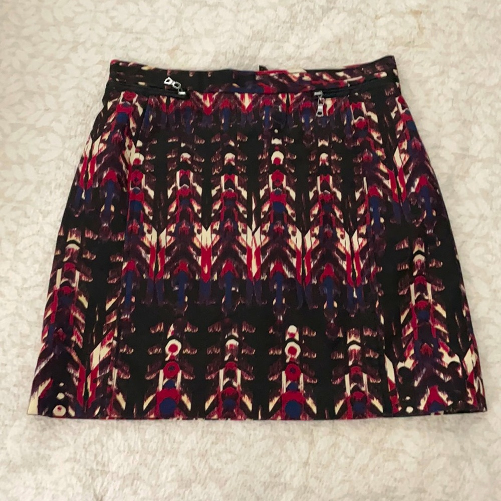 H&M patterned mini skirt